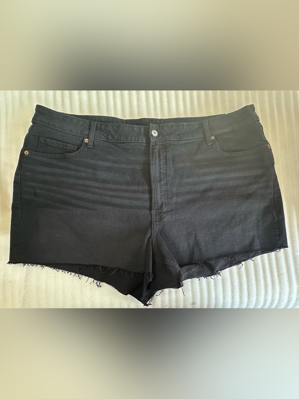 Old Navy Black High-Rise O.G. Straight Jeans